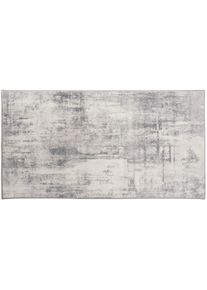 TecTake Alfombra de diseño vintage NADIRA, pelo corto 80 x 150 cm beige/gris - 405565