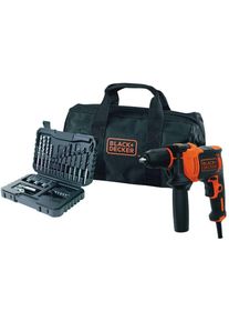 Black & Decker Trapano a Percussione 710W con Borsa e Accessori BLACK+DECKER BEH710SA32
