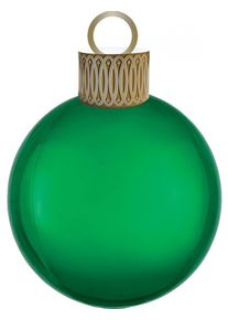 Amscan Ballon de Noël ballon vert 38 x 50cm