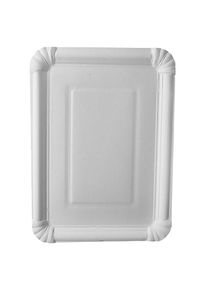 Papstar 25 assiettes FSC Donizetti carré 21,5 x 29 cm