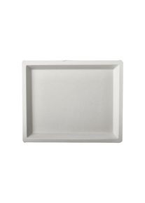 Papstar 50 assiettes canne à sucre Aida carré 14 x 17cm