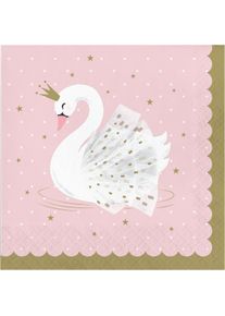 16 serviettes Royal Swan 33cm