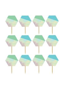 Amscan 24 brochettes pastel chatoyantes