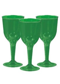 Amscan 20 verres à vin de Porto vert 295ml