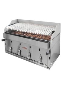 Barbacoa de 120 elevable con peto y parrilla acero inoxidable Maiser