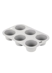 Forma de silicone Vogue - 6 cupcakes - Cinzento DA520