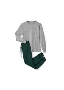 Tchibo - Piżama - dla pan&oacute;w - rozmiar XXL 60/62 - kolor: zielony/szary