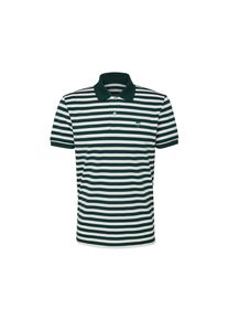 Tchibo - Koszulka polo o splocie piqu&eacute; - dla pan&oacute;w -rozmiar XXL 60/62 - kolor: biały/zielony/w paski