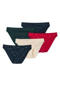 Tchibo - Figi - dla pań - rozmiar S 36/38 - kolor: beżowy/niebieski