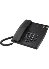Alcatel Temporis 180 Analogue / DECT Black 2 toques Botão Redial Mute Tom / Pulso