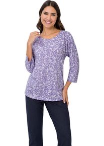 Damska &Scaron;portov&eacute; tričko Levanduľovo-svetlob&eacute;žov&aacute; potlač veľkosť 56