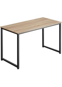 TecTake Scrivania Flint - Industriale legno chiaro, rovere Sonoma, 140 cm - 404468