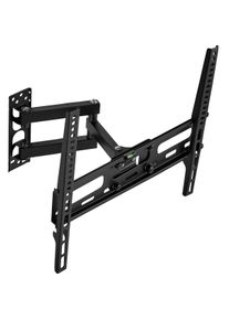TecTake Supporto da installazione a parete per monitor 26-55&prime;&prime; inclinabile girevole - nero - 402609
