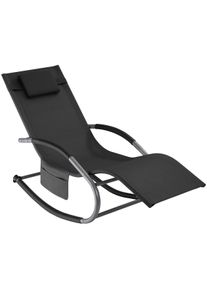 TecTake lettino prendisole Taya, ergonomico, funzione a dondolo - 406170