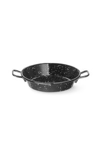 Paellera esmaltada Hendi apta para parrilla de gas con Ø100mm y 2 asas