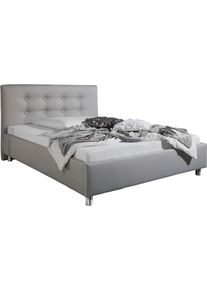 Maintal Polsterbett »Moiese« Bettseiten zerlegt in grau, Größe B/L/H: 112 cm x 210 cm x 27 cm