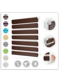 LICHTBLICK Original Doppelrollo »Duo Rollo Klemmfix« Lichtschutz ohne Bohren freihängend Seitenzugrollo, Montage mit beiliegendem, verstellbarem...