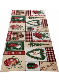 Dreams Tischläufer »Weihnachtszeit in bunt, Größe B/L: 32 cm x 96 cm
