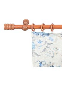 SN DECO GROUP Gardinenstange »Pisa« 1 läufig-läufig Fixmaß in braun, Größe B/L: 180 cm