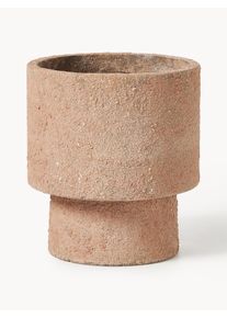Planter Patmos, H 29 cm Brown Concrete Ø 25 x H 29 cm | Westwing Collection