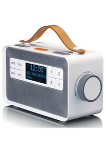 Lenco PDR-065WH - Portable FM/DAB+ radio with big buttons and "Easy Mode" function - DAB+/FM - Stereo - Weiß