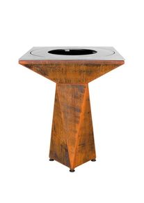 OutInFire Braciere da giardino, Barbecue con copertura protettiva - G1 Basic corten