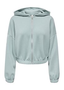 Only, Damer, Sweatjakke 'ONLScarlett', R&oslash;gbl&aring;, St&oslash;rrelse L