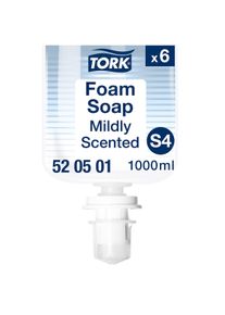 Tork Jabón de espuma Premium Suavemente perfumado 6x1 litro