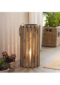 Holzlaterne "Recycling-Chic"
