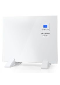 Orbegozo panel radiante REH 500 A, pantalla LCD, programador diario y semanal, termostato digital, control táctil, 500 W