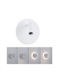 Paulmann LED-v&aelig;glampe med batteri Kiora 2700K 78lm / 82lm 3,7V 0,6W / 0,7W d&aelig;mpbar Hvid