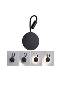 Paulmann LED-v&aelig;glampe med batteri Miora 2700K 78lm / 82lm 3,7V 0,6W / 0,7W d&aelig;mpbar Sort