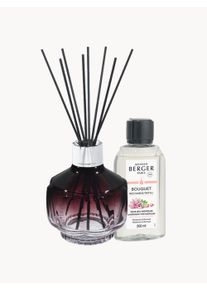 Maison Berger Dyfuzor zapachowy Molécule Prune, Sous les Magnolias (róża bułgarska, niebieski jakaranda, paczula) Fioletowy, Srebrny Ø 11 x W 13 cm