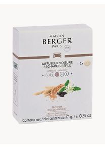 Maison Berger Komplet wkładów uzupełniających do dyfuzora samochodowego Golden Wheat, 2 elem. Biały S 2 x W 3 cm