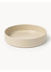 Platos hondos artesanales Lowri, set de 4 Beige Cerámica Ø 21 cm | Westwing Collection
