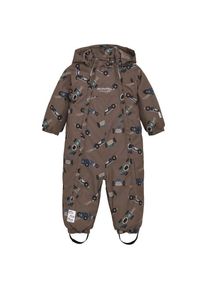 Minymo Kid's Snow Suit AOP Overall Kids (104, brown)