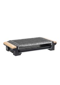 H.Koenig RP320 - Grill 2 em 1, brinque com pedra natural, 1300 W.
