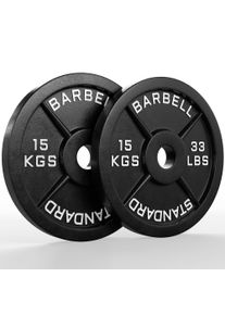 Klassiske jernplader | Par | 15 kg