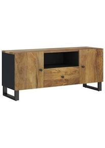 vidaXL Mueble de TV madera mango y madera contrachapada 105x33,5x46 cm