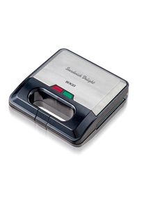 SOGO Tostapane griglia per sandwich, waffle e panini 3 in 1 750W / 2 fette / piastre intercambiabili / 22x13 / 90&deg;