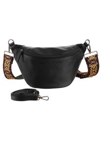 Kangaroos , Bauchtasche Schultertasche, Umhängetasche, Handtasche Damen , schwarz