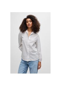 BOSS Orange , Klassische Bluse »Bilast Premium Damenmode«, mit Raffungen an den Ärmeln , White 100 , 38 , 38 , Bluse von BOSS Orange Womenswear