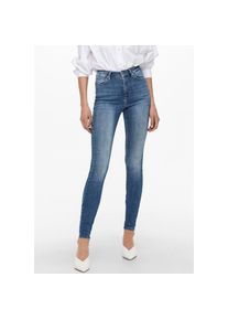 Only , Skinny-fit-Jeans »ONLFOREVER HIGH LIFE HW« , medium blue denim , Länge 34 , M (38) -Länge 34 , M (38) , Stretch-Material für optimalen...