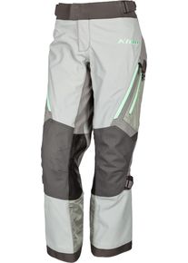 Klim Artemis, textile pants Gore-Tex women , color: Light Grey/Grey/Mint-Green , size: 4