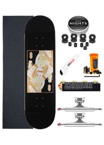 skatedeluxe Cards Twin Tail Premium Komplett 8.5" Skateboard-Kit black