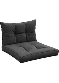 Outsunny Sitzkissen, Polyester, Dunkelgrau , Kunststoff , 60x10x60 cm , Gartenmöbel, Gartenpolster & Auflagen, Gartenkissen