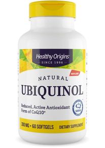 Healthy Origins Natural Ubiquinol - 300 mg, 60 Softgels
