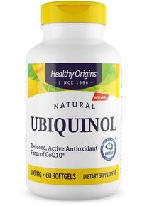 Healthy Origins Natural Ubiquinol - 100 mg, 60 Softgels