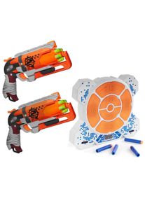 Bundle Azione: 2x Nerf Zombie Strike Hammershot + Bersaglio Elettronico DX7