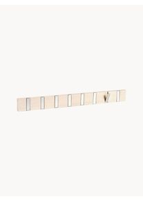 Rowico Home Perchero de pared de madera de roble Confetti Beige Ancho: 70 cm
